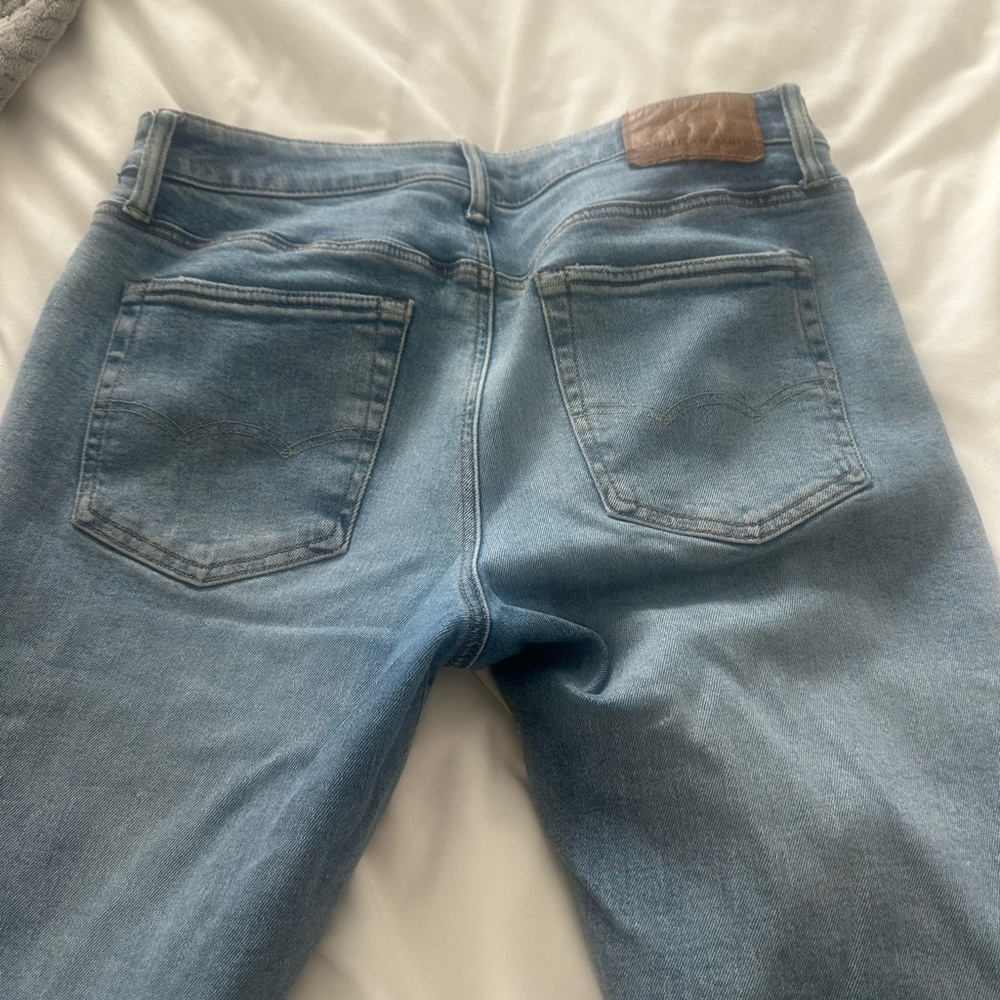 American Eagle Outfitters Light Blue Skinny Jeans Mens 32x32 - Picture 4 of 4